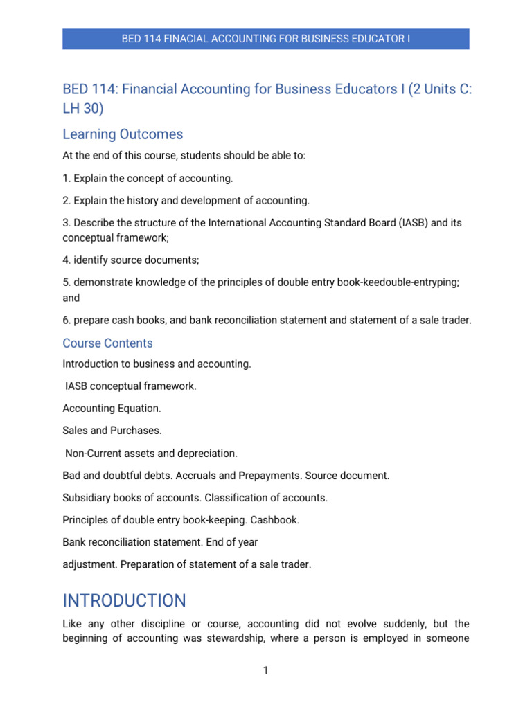 Financial Accounting Principles Overview | PDF | International ...