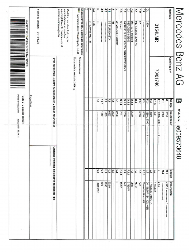 Ficha Tec 3154 LMR | PDF