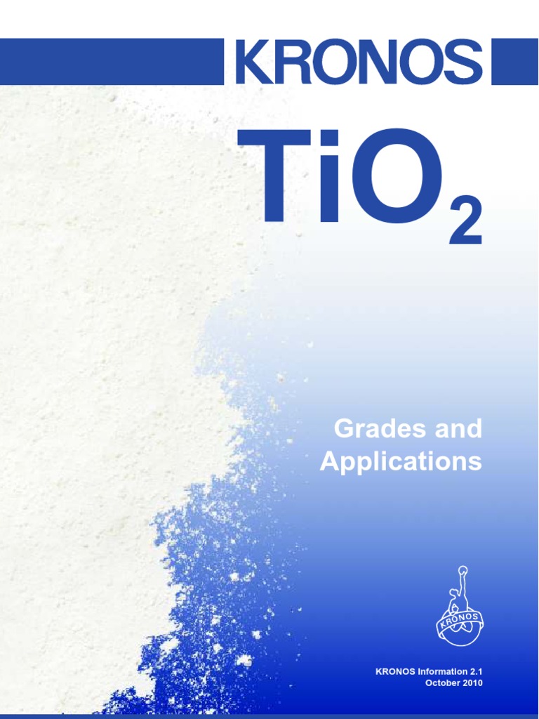 Kronos Grades List PDF Titanium Dioxide Titanium
