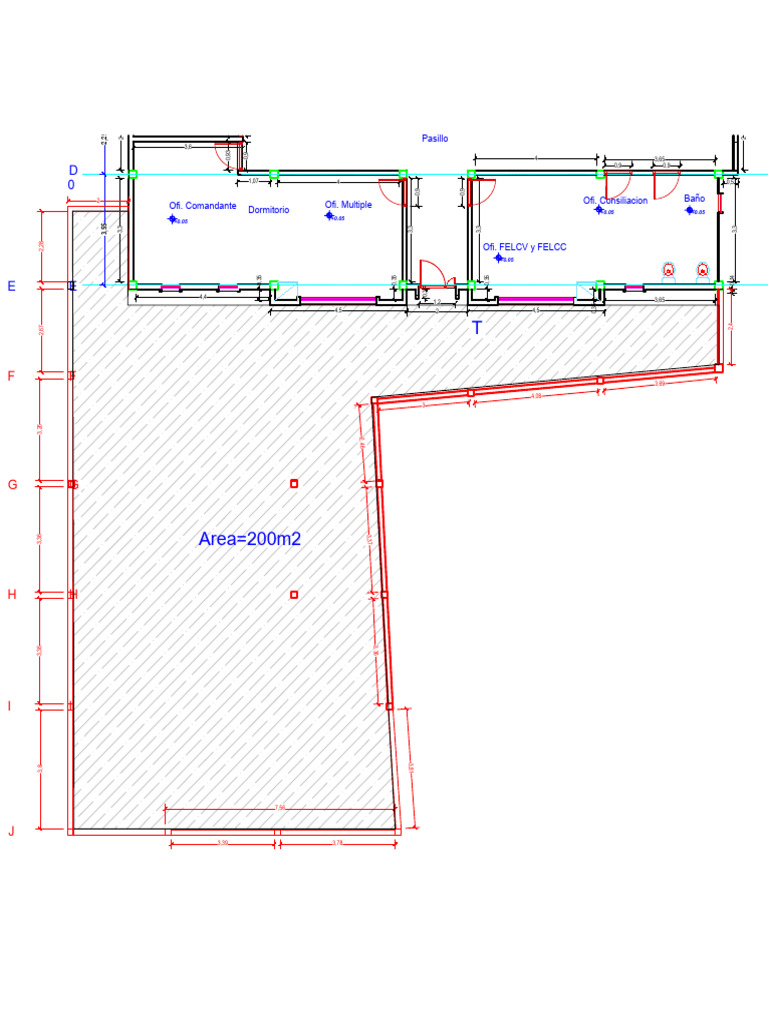 Plano de Muro Perimetral 200m² | PDF