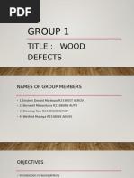 Natural Defects in Timber Explained | PDF