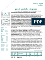 Strong Credit Growth For Enterprises: Morning Report