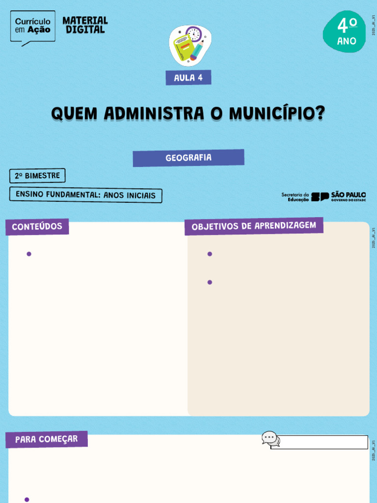 Aula 4 - Quem Administra o Município | PDF | Vereador | Executivo (governo)