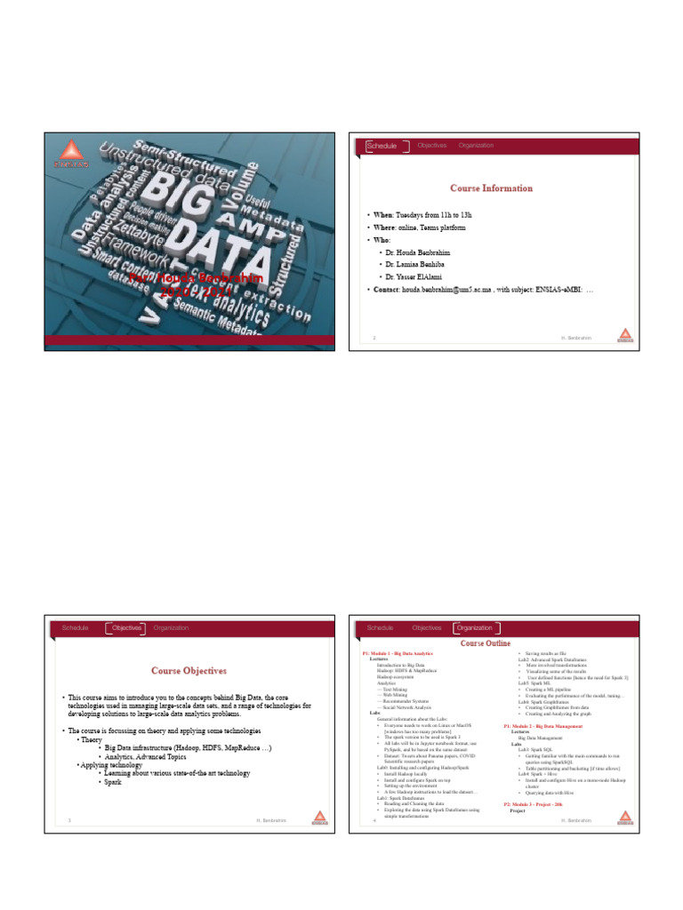 Big Data Analytics Course Overview | PDF | Big Data | Apache Hadoop