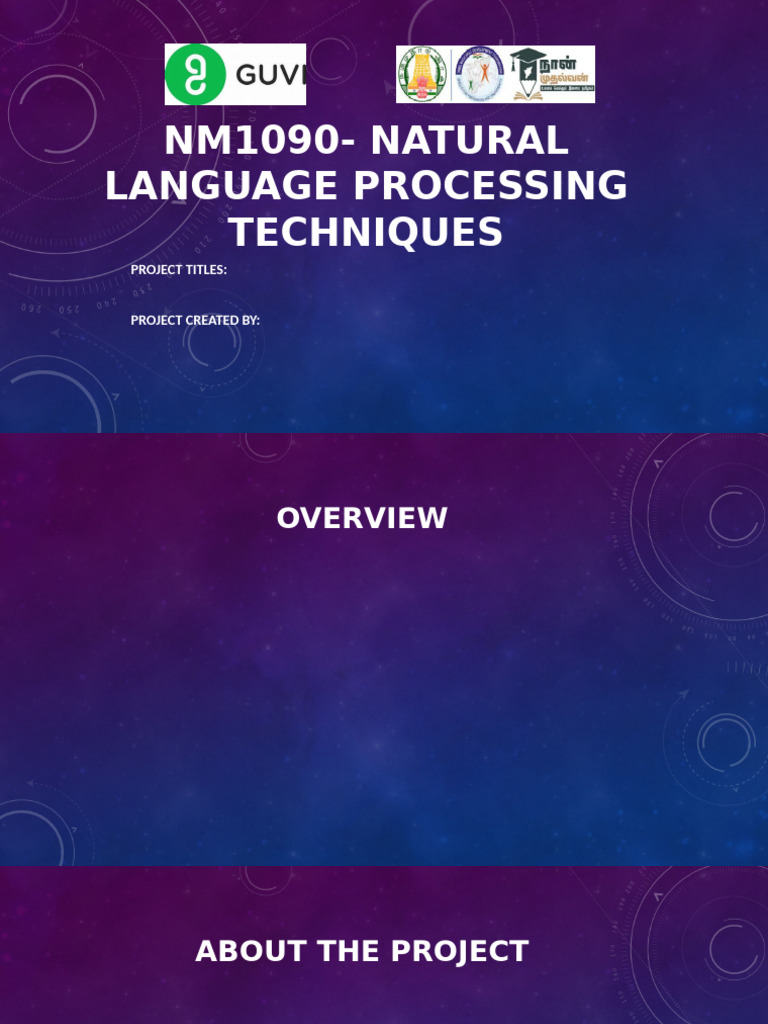 NM1090 - Natural Language Processing Techniques | PDF