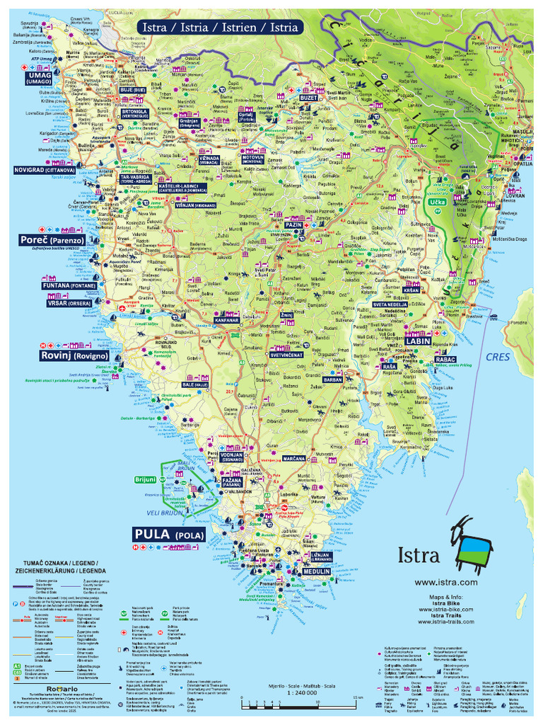 Map of Istria 2025 by Itb | PDF
