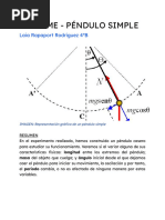 Cómo construir un péndulo simple | PDF | Péndulo