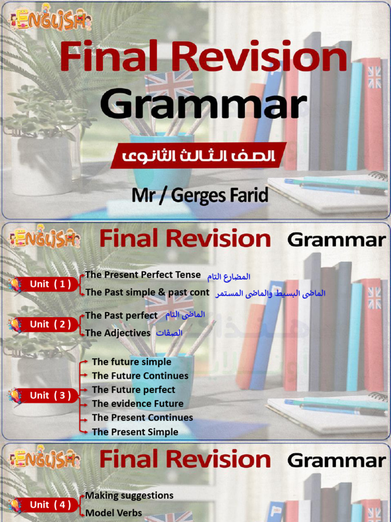English Tenses and Grammar Guide | PDF | Linguistic Morphology ...