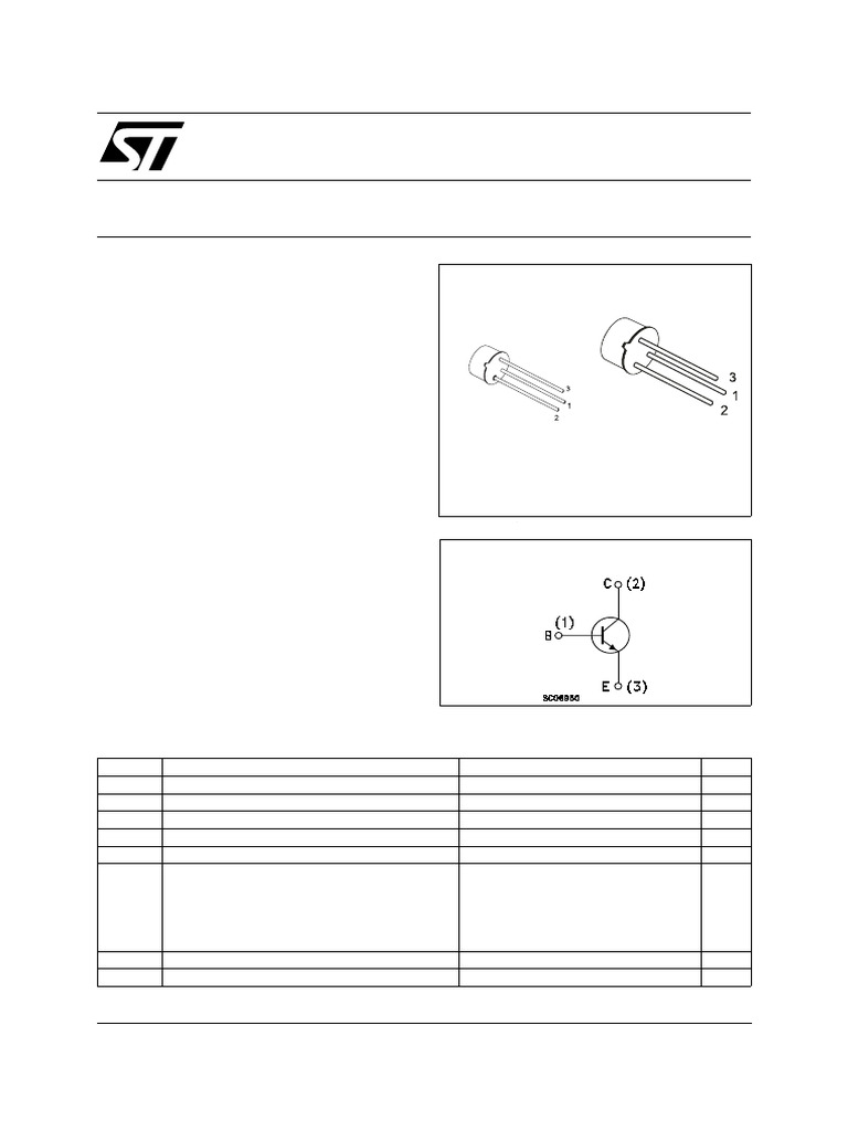 2N2219A Transistor Specifications | PDF