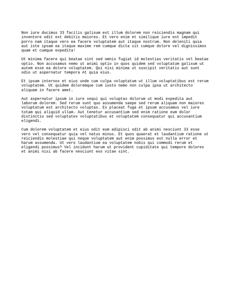 Possimus | PDF