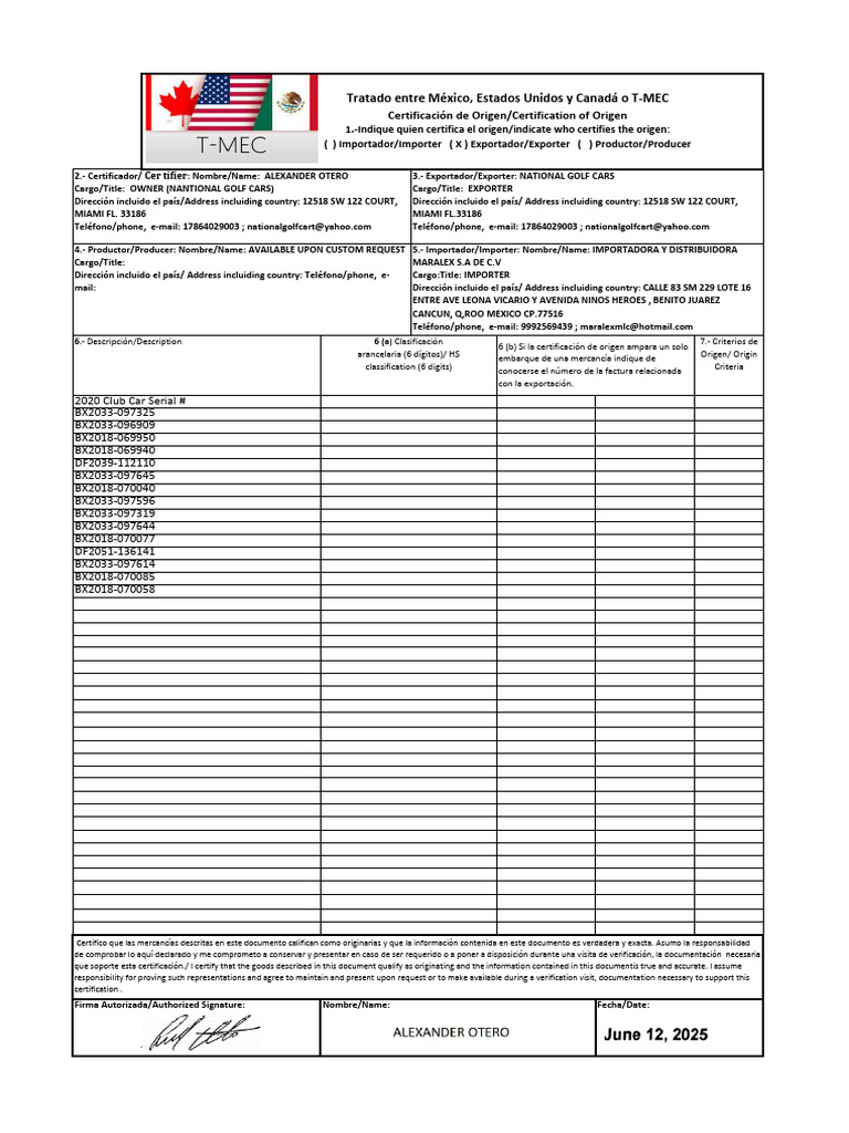 Formato TMEC | PDF