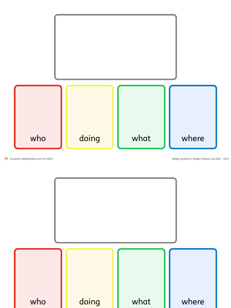 Who Doing What Where Template | PDF