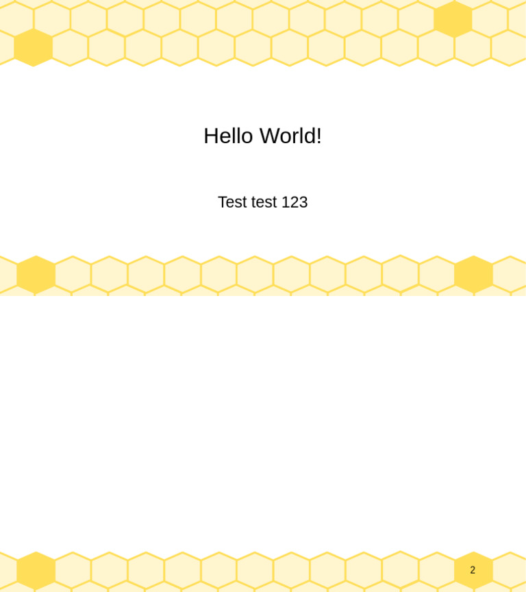 Hello World 123 | PDF