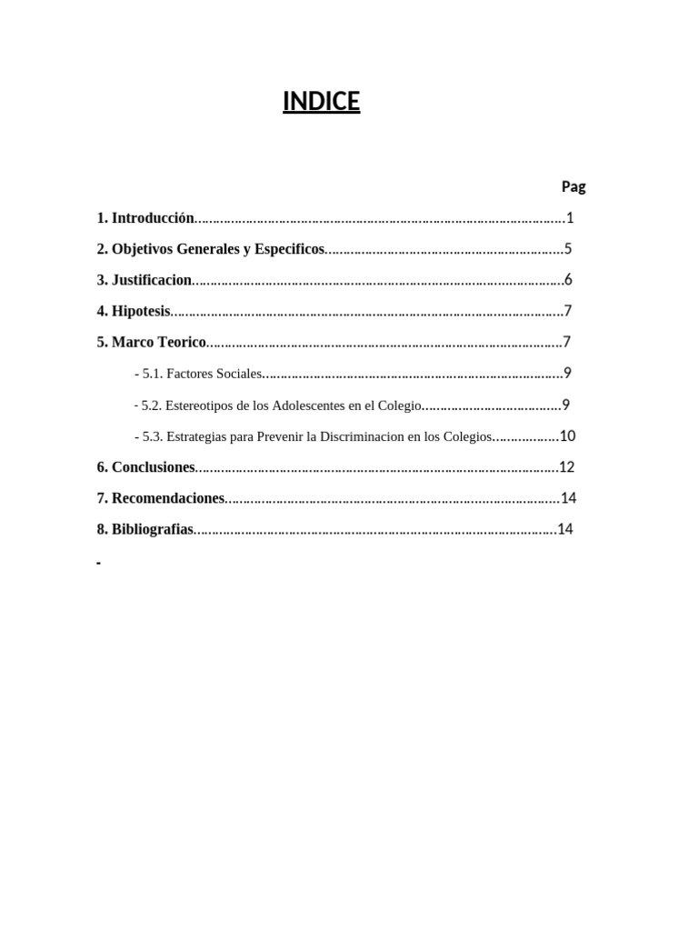 Índice de Lenguaje y Educación | PDF
