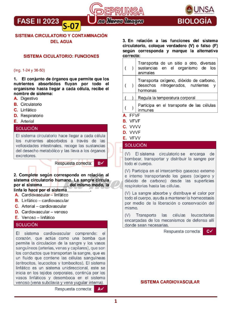 S - 07 Biología Ceprunsa 2da Fase | PDF