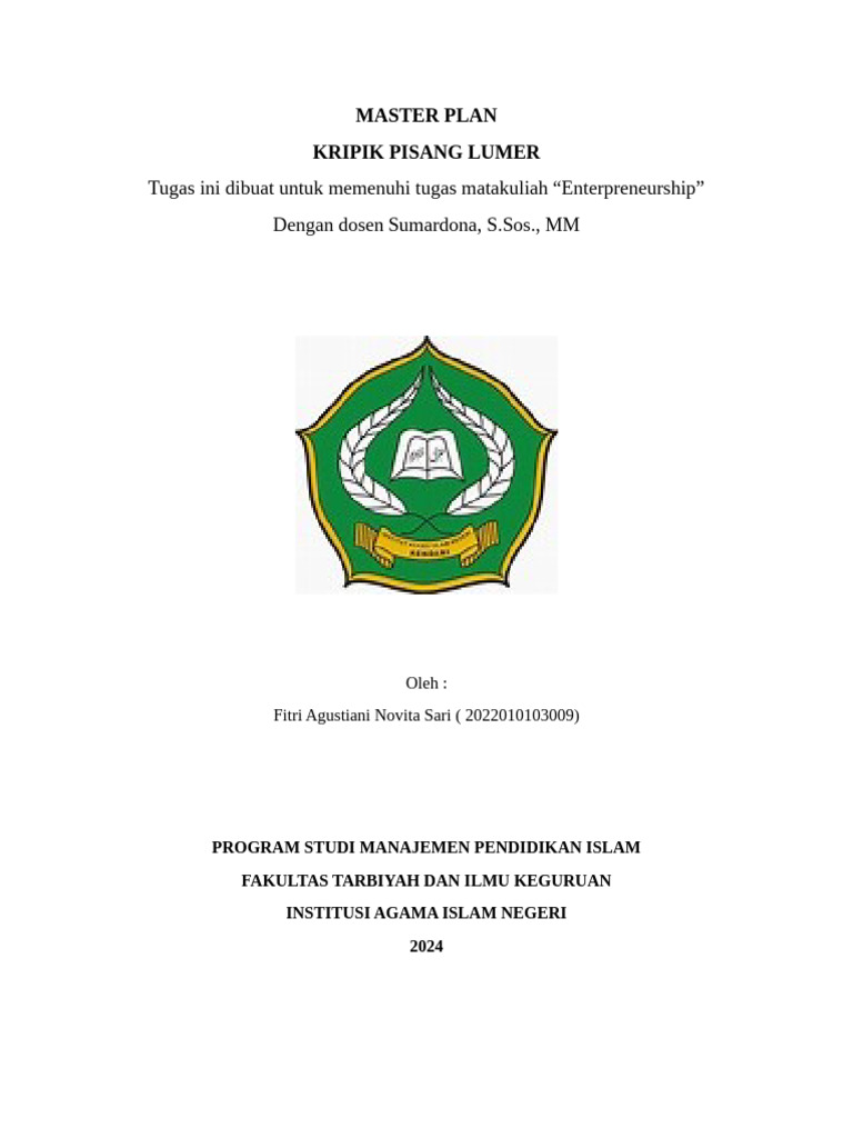 Master Plan | PDF