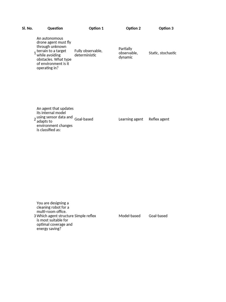 AI Agent Types and Search Strategies | PDF | Artificial Intelligence ...