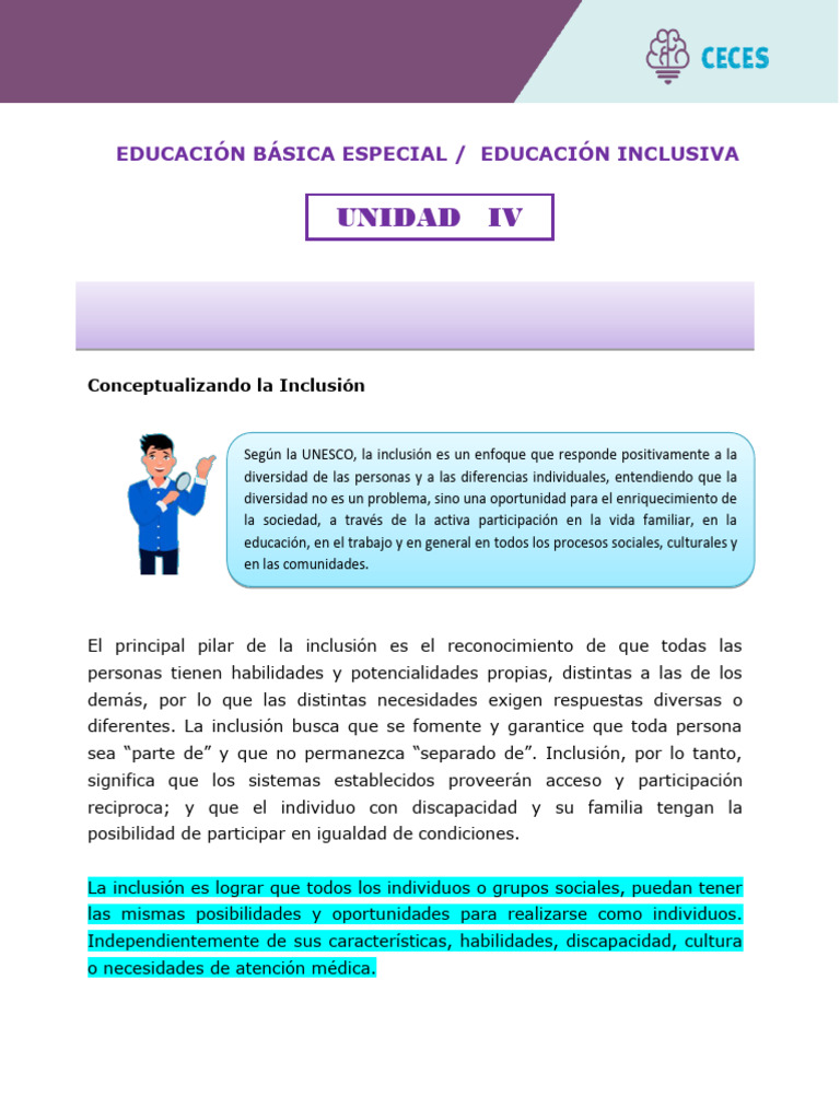 Pancartas para la Inclusión Educativa | PDF | Inclusión (Educación ...