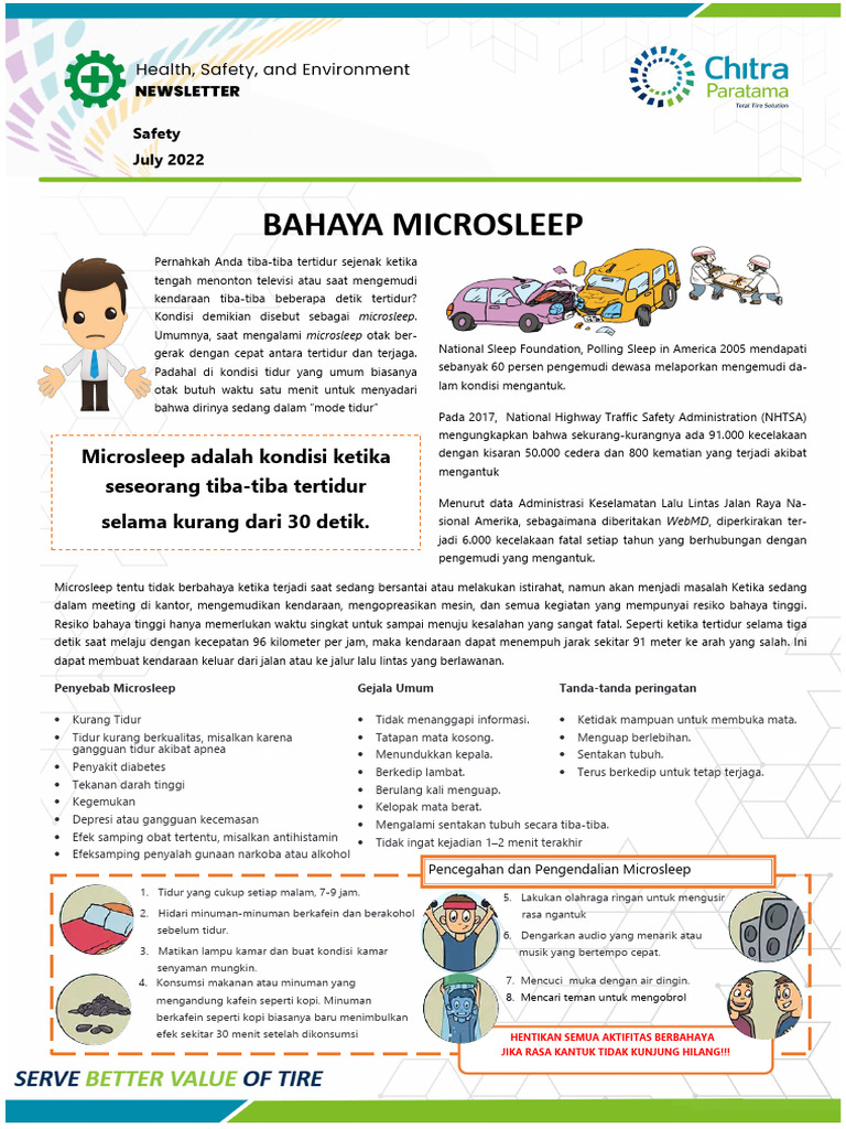 Bahaya dan Gejala Microsleep | PDF