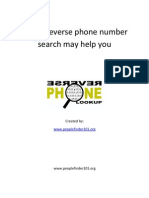 How A Reverse Phone Number Search May Help You