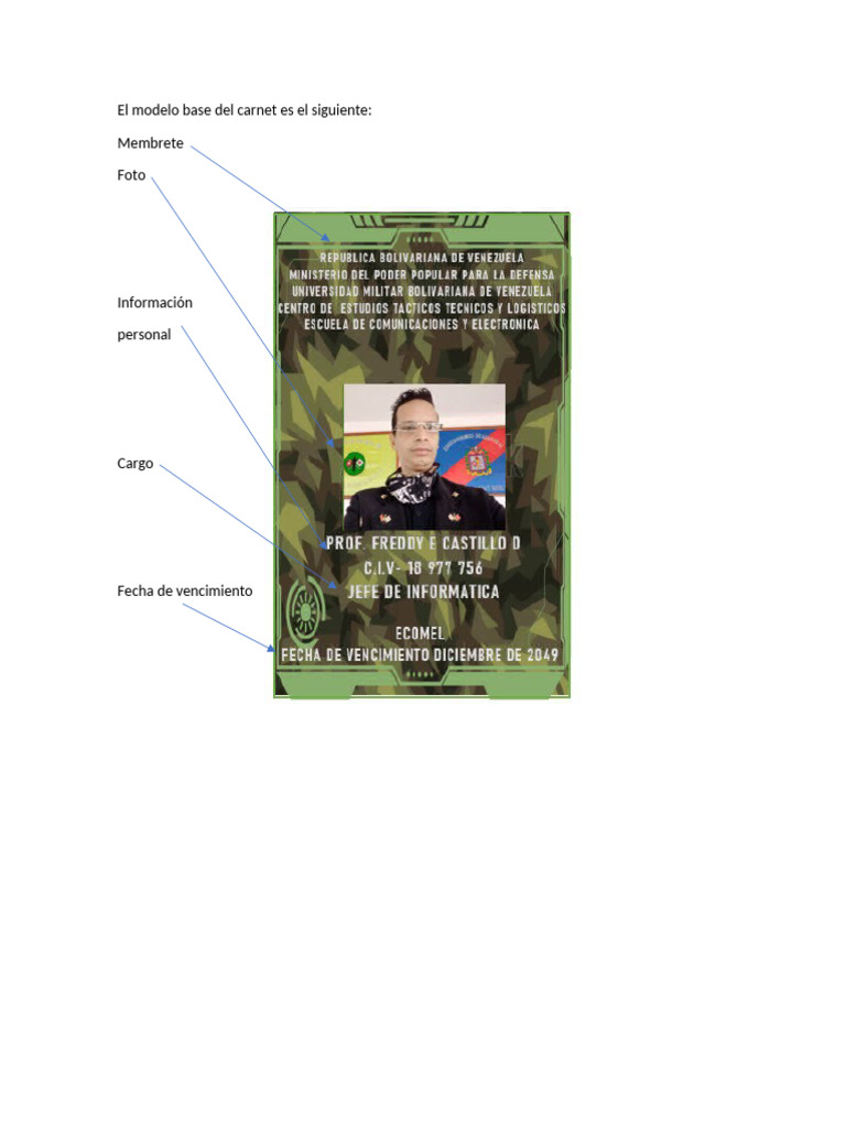 Diseños de Carnet | PDF