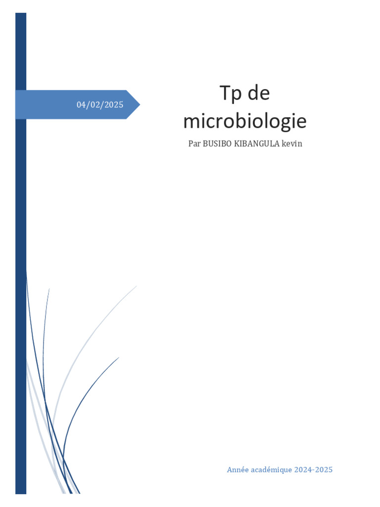 TP_Microbiologie (1) | PDF | Vaccins | Virus