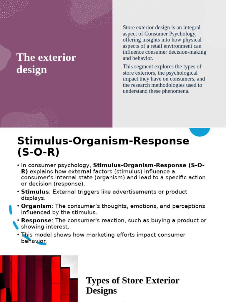 Impact of Store Exterior Design on Consumers | PDF | Consumer Behaviour ...
