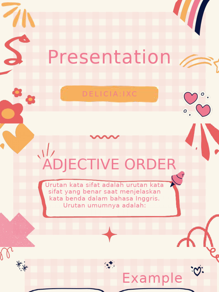 Understanding Adjective Order in English | PDF | Grammar | Syntax