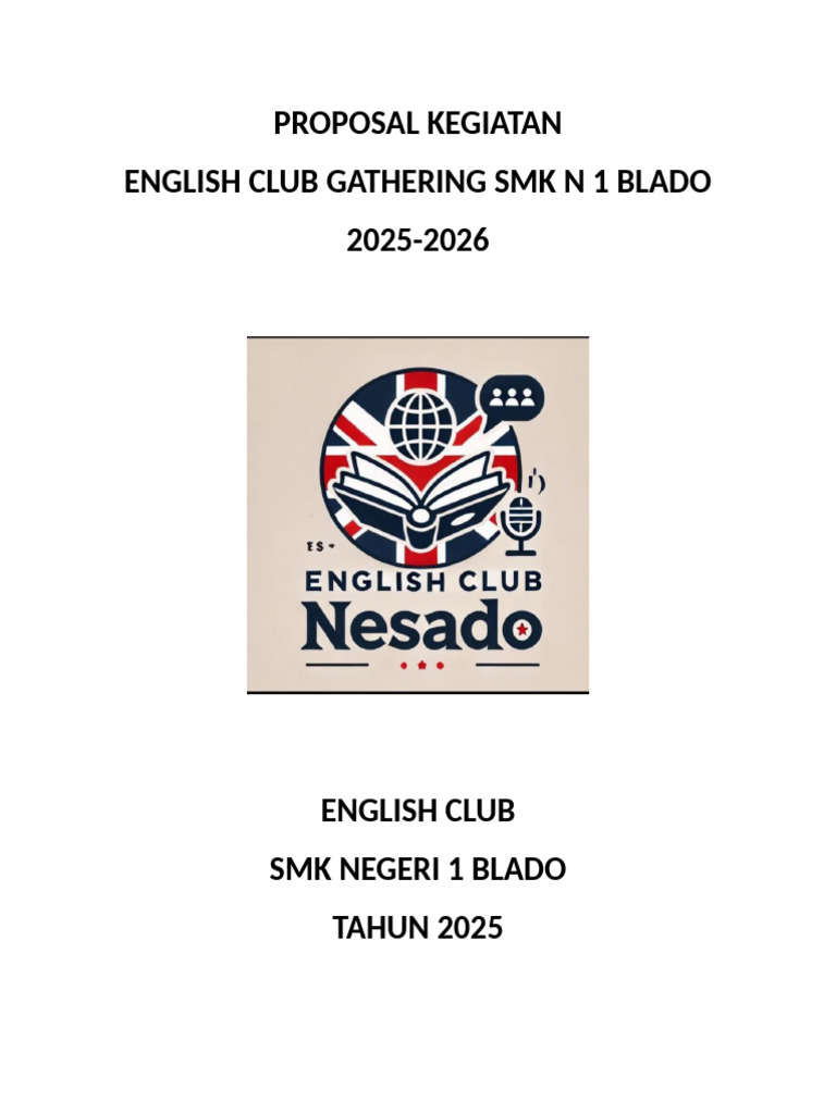 Tema Gathering English Club 2025 | PDF