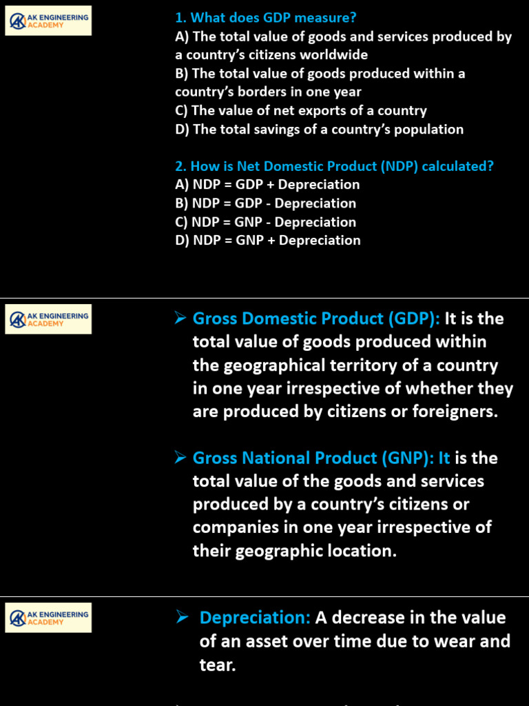 Understanding India's Economic Indicators | PDF | Gross Domestic ...