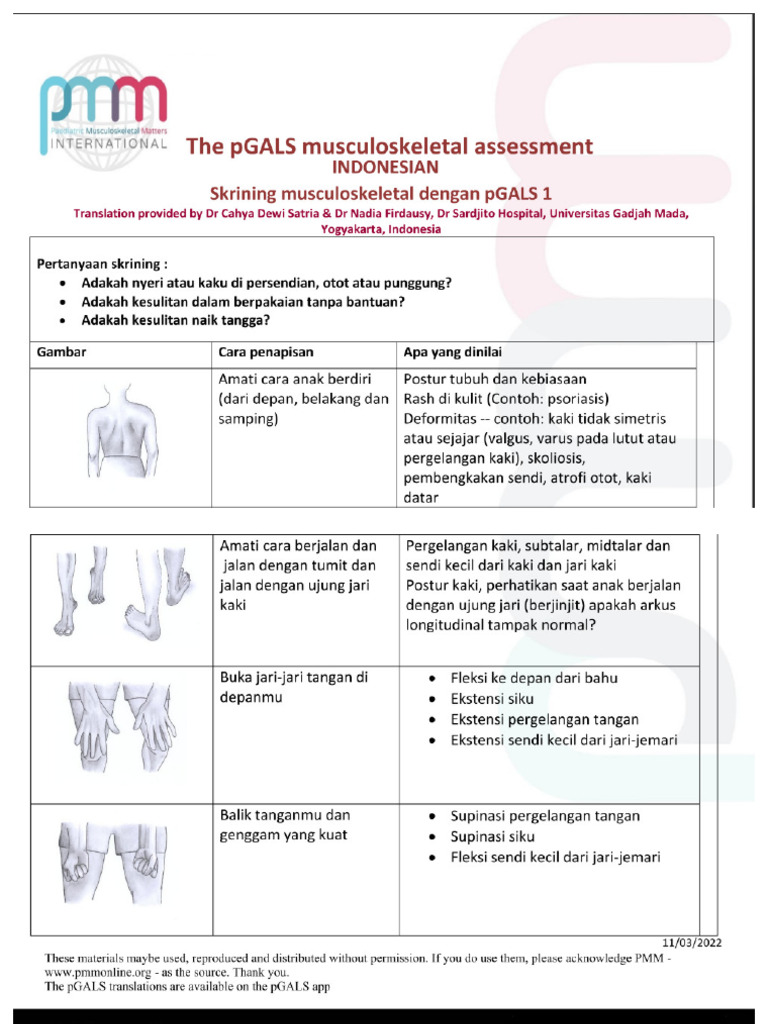 PGALS Indonesia | PDF