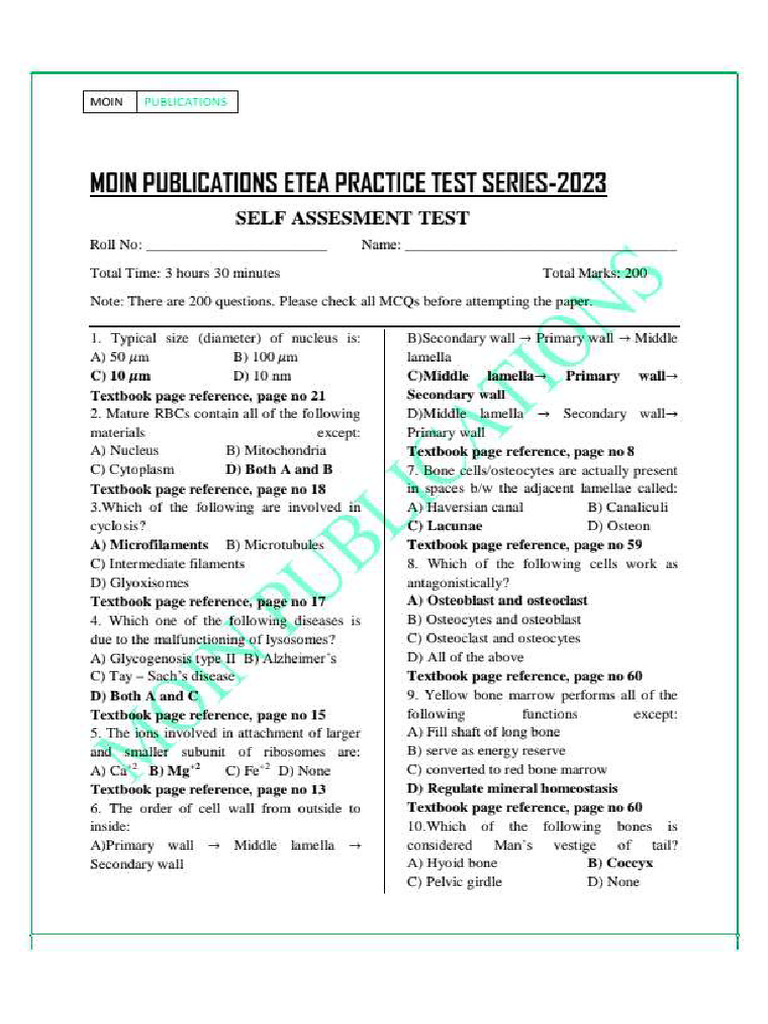 Keys MP Test 8 July | PDF