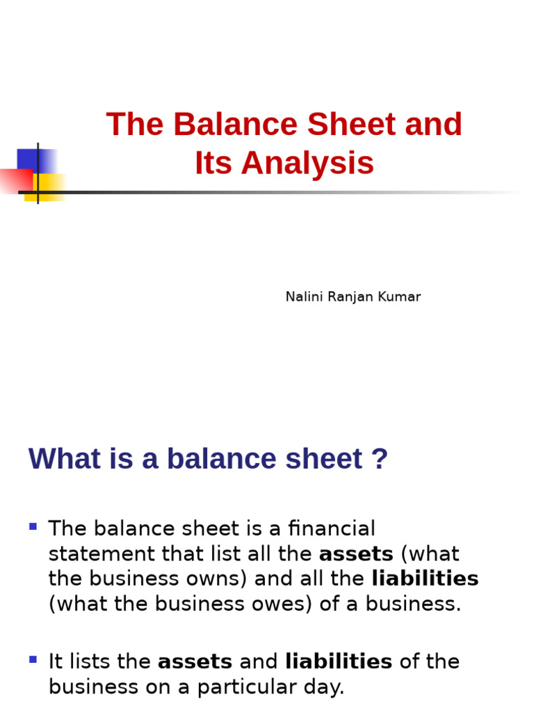 Balance Sheet Overview and Format | PDF | Equity (Finance) | Balance Sheet