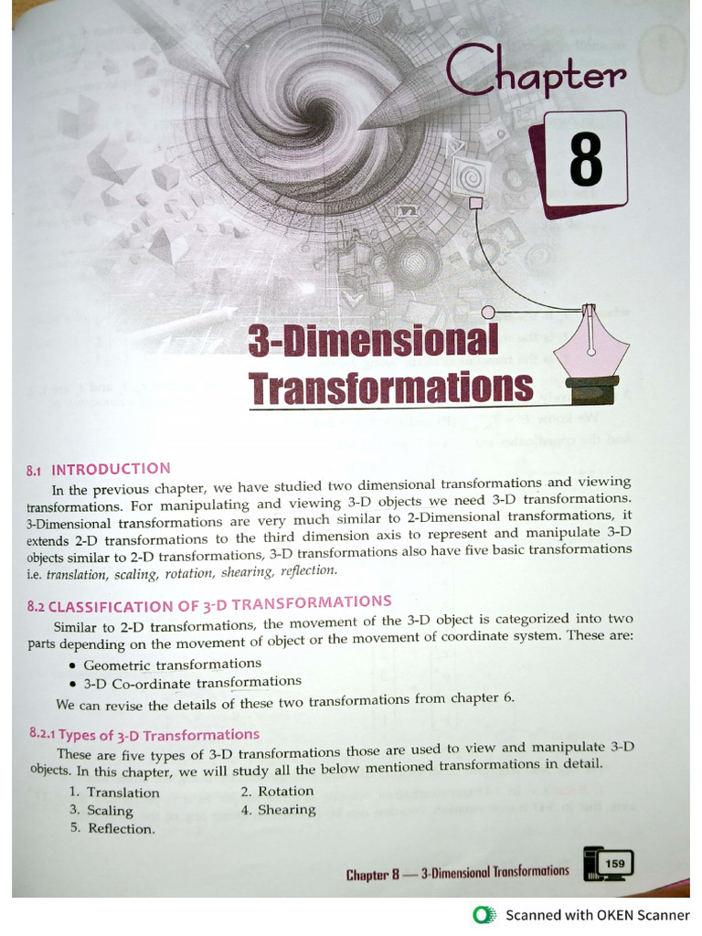 3d Transformation Pdf