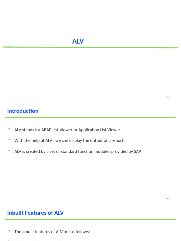 07 - Alv | PDF | Parameter (Computer Programming) | Computer Programming