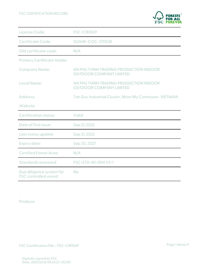 Timestamped FSC C181069 | PDF | Legal Liability | Forest Stewardship ...