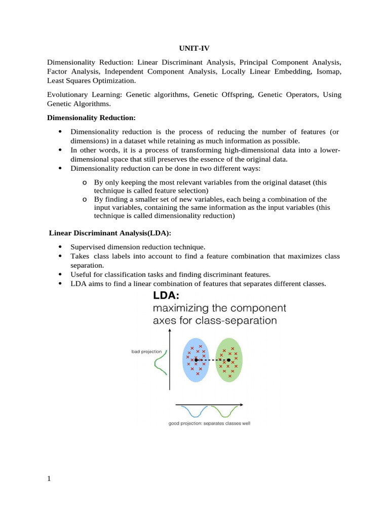 Dimensionality Reduction Techniques Explained | PDF | Principal ...