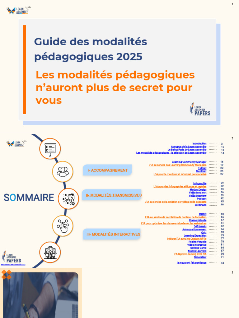 Modalités pédagogiques 2025 et IA | PDF | Mentorat | Intelligence ...