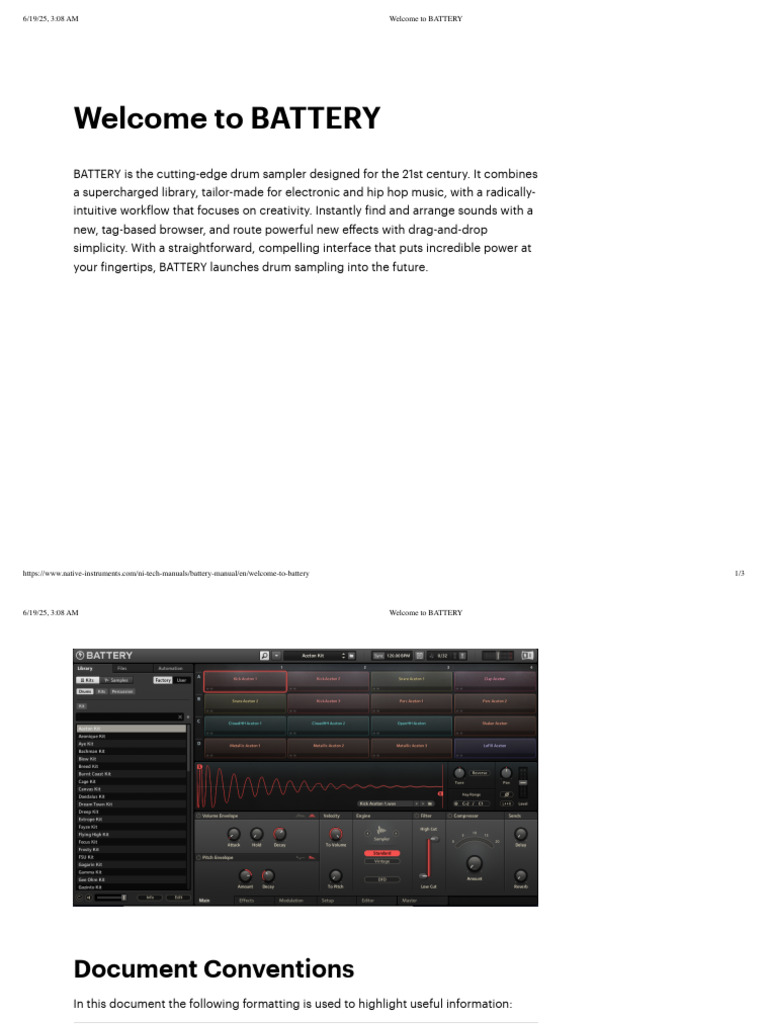 Welcome To BATTERY | PDF