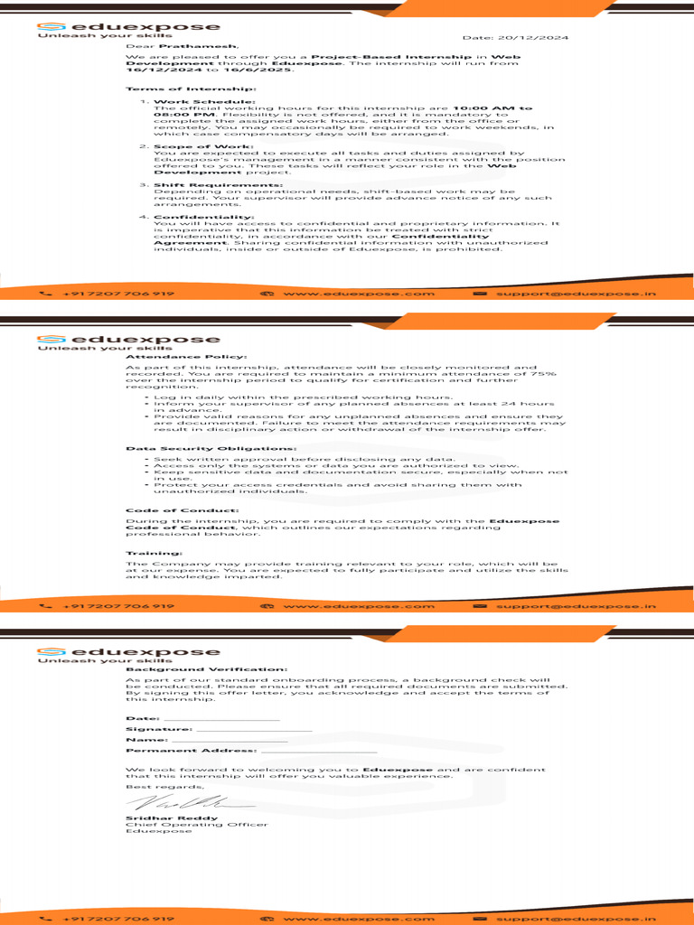 Admit Letter | PDF