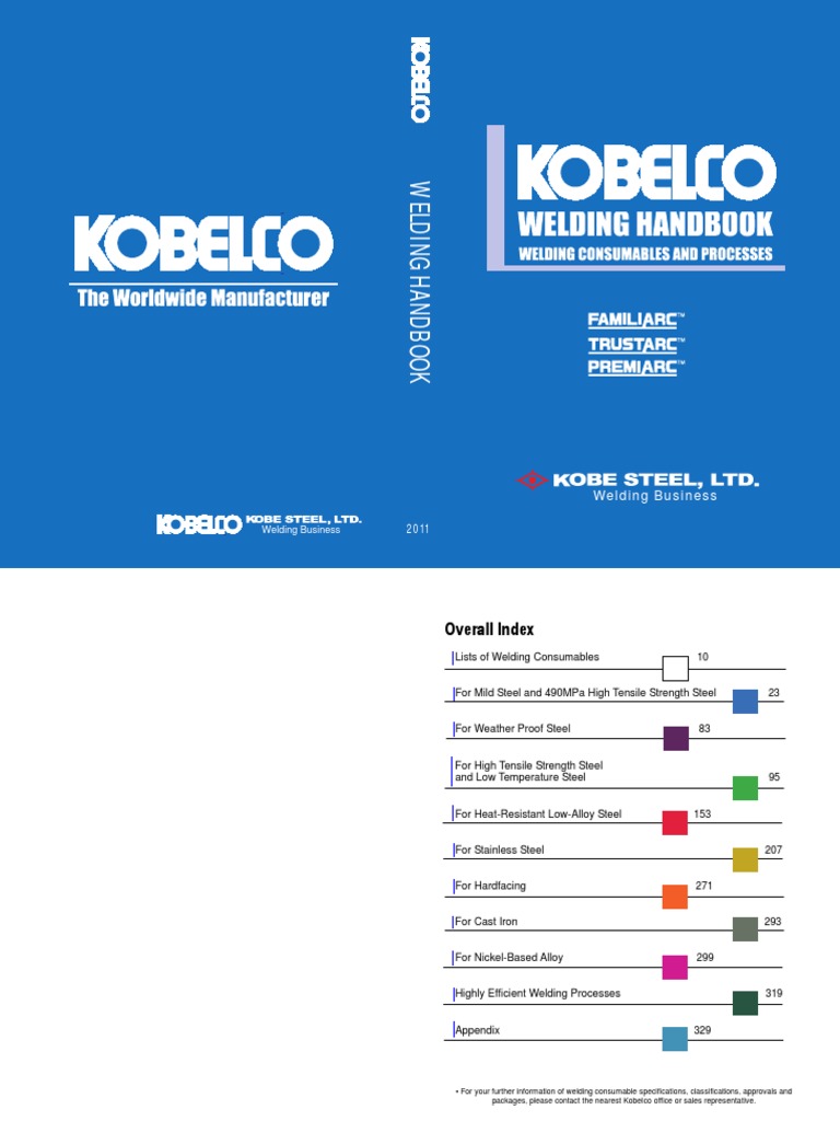 Kobelco Handbook2011 | PDF | Welding | Construction