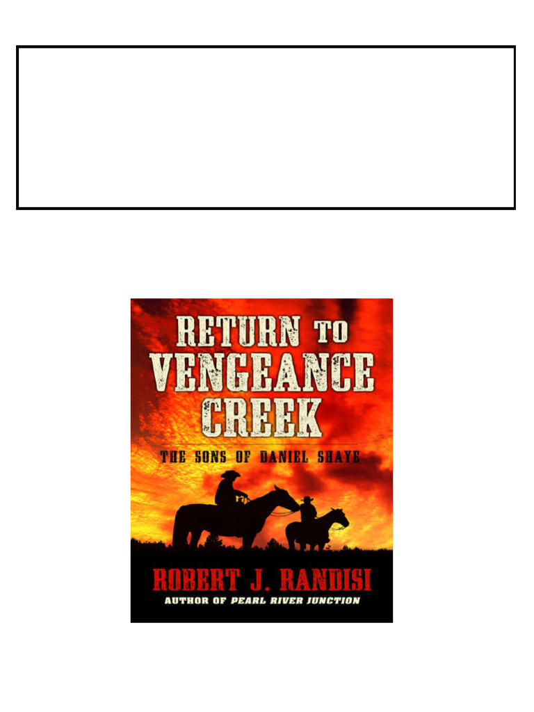 The Sons of Daniel Shaye 04 Return to Vengeance Creek Robert J. Randisi ...