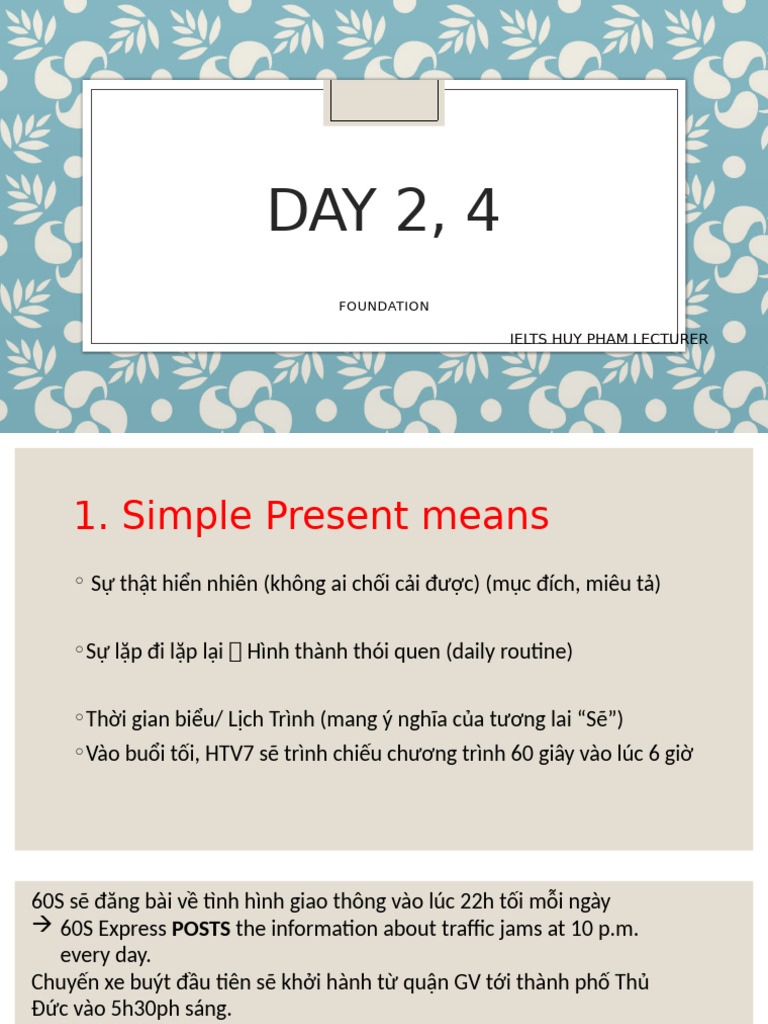 Day 2 4 Foundation | PDF