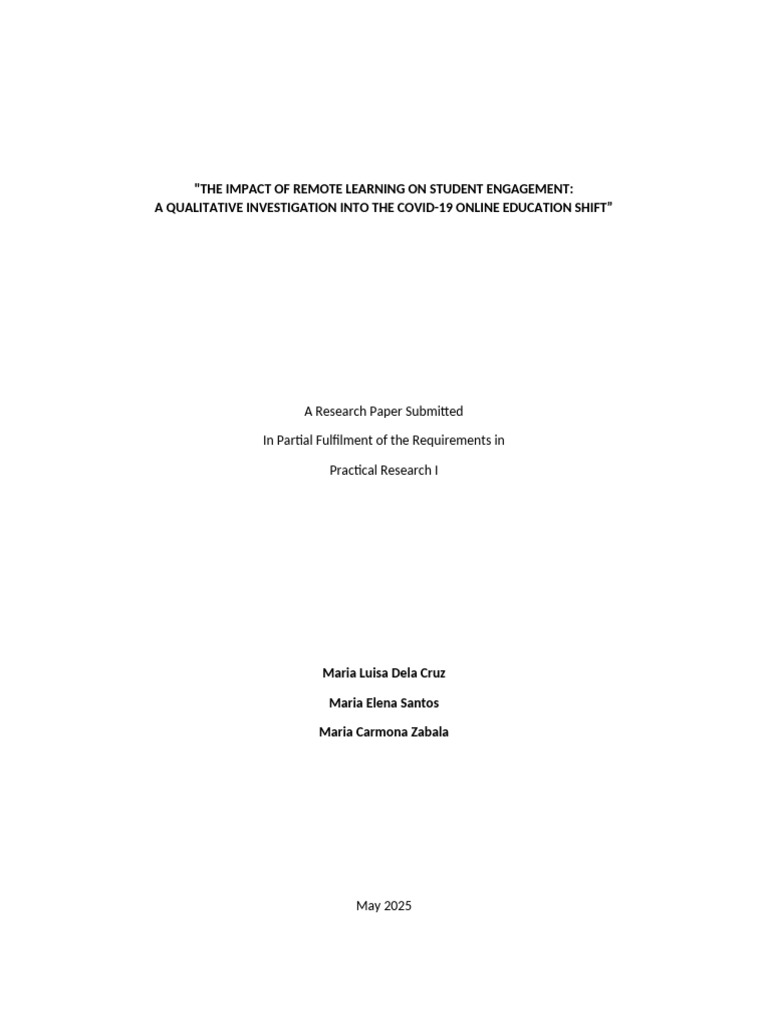 Format For Final | PDF