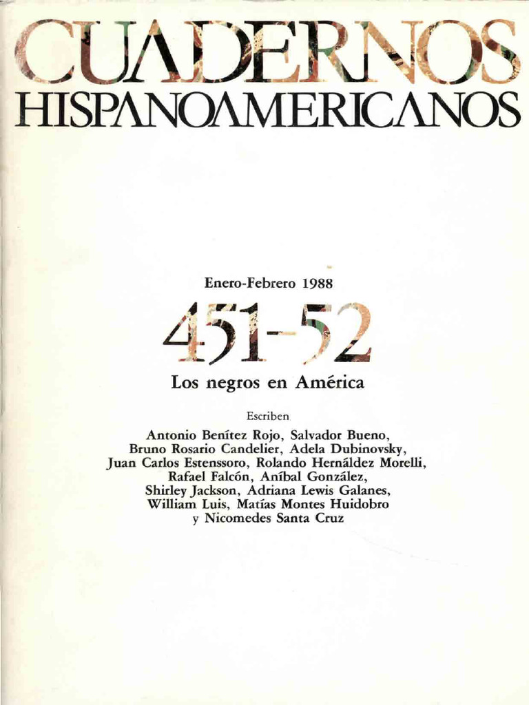Historia de los negros en América | PDF | Esclavitud | Imperio español