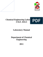 Chemical Engineering Lab Reports