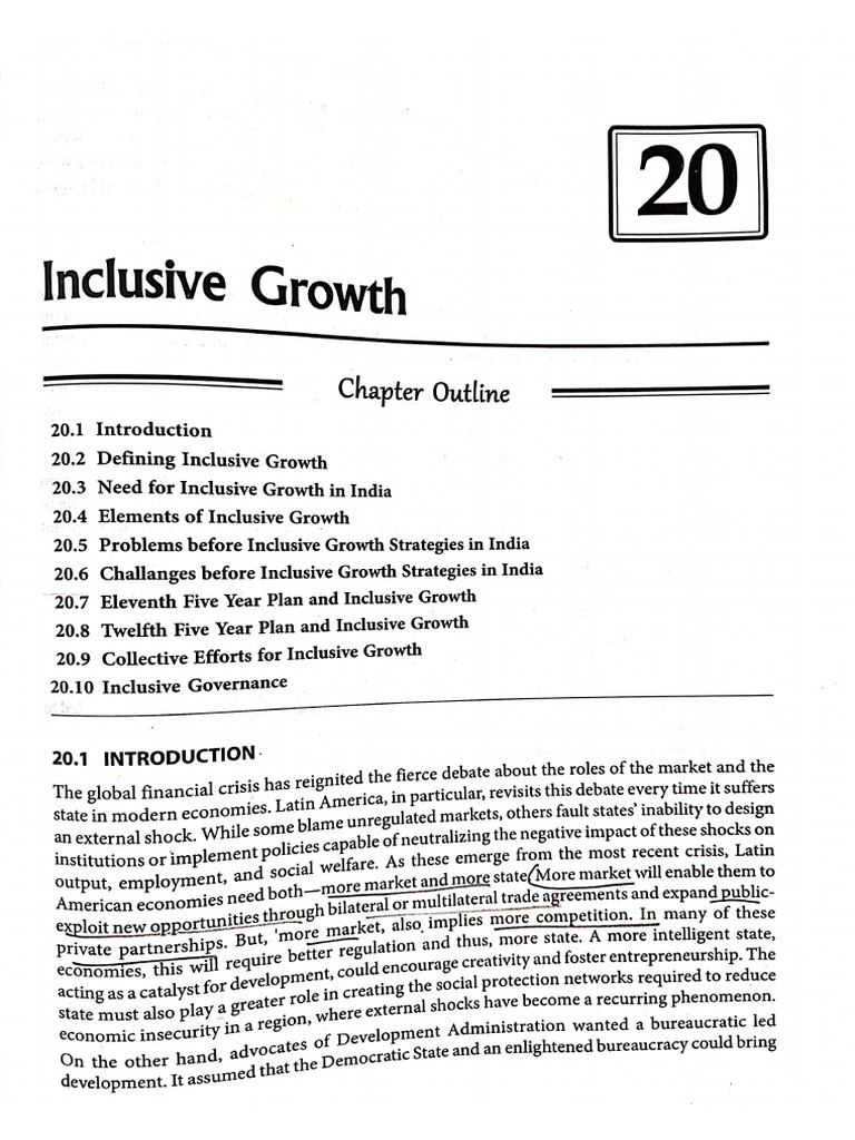 Inclusive Growth | PDF