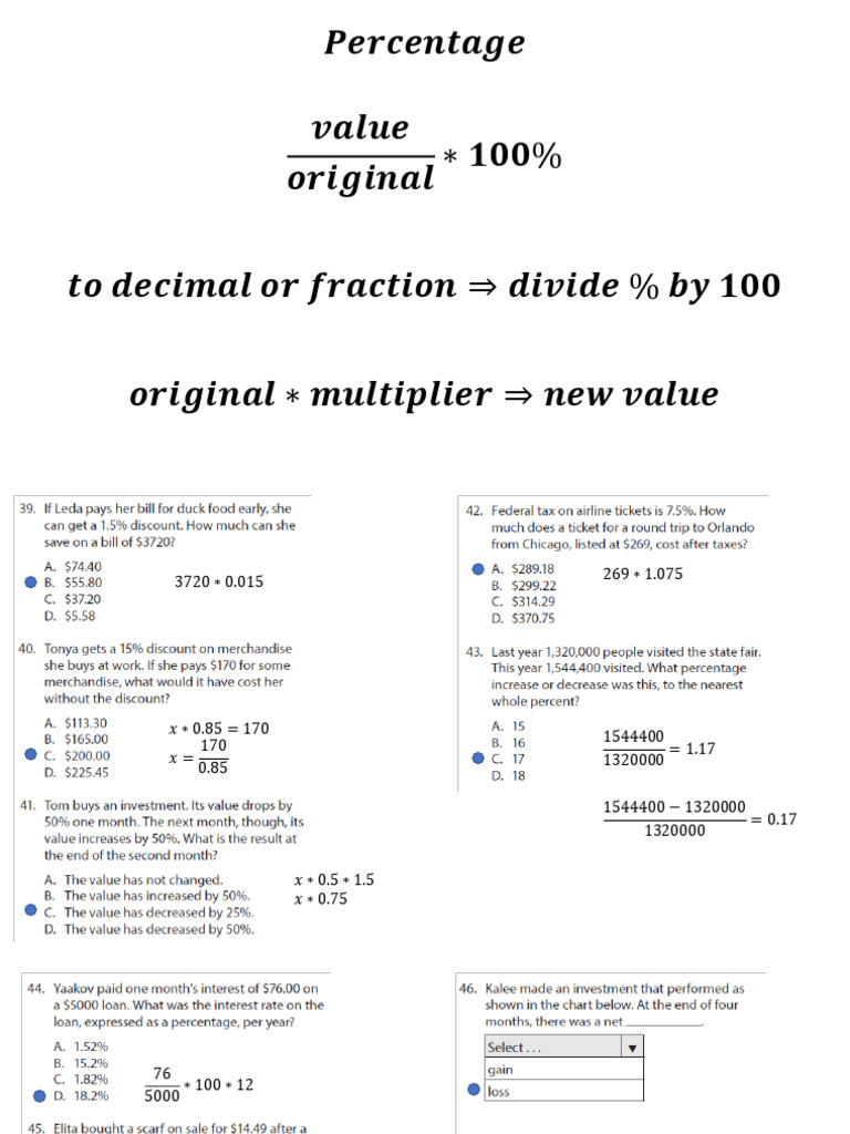GED Maths 20 | PDF