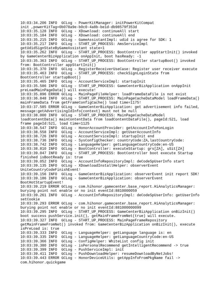 Startup Boot Process Logs | PDF | Computer Data | Network Architecture