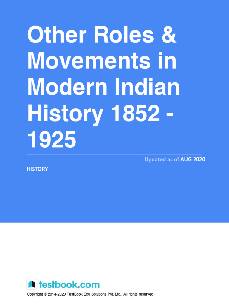 Key Events in Indian History (1852-1925) | PDF | All India Muslim ...